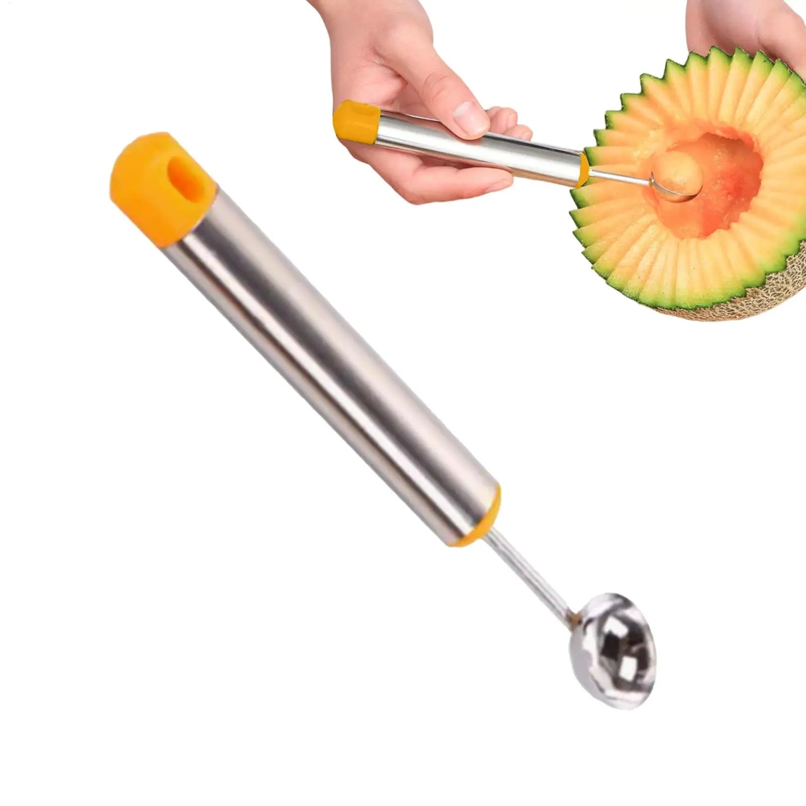 Watermelon Ball Scoop Fruit Spoon Ice Cream Sorbet Stainless Steel Cooking Tool Kitchen Accessories Ice Cream Gadgets tools Oasis Select