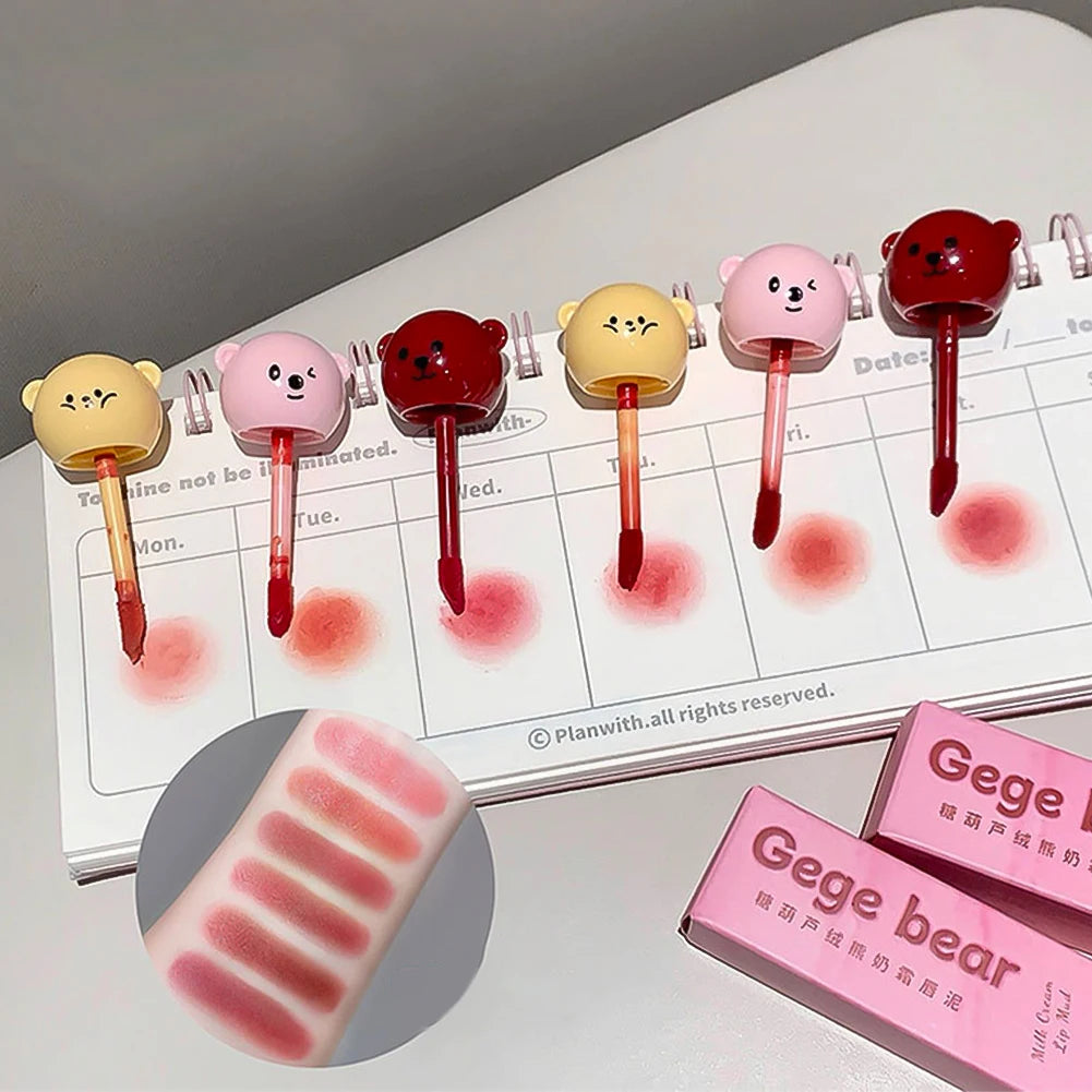1Pc Candy-shaped Lipstick Velvet Matte Non-Stick Cup Lipstick Long Lasting Nourishing Texture Makeup Lip Tint Oasis Select