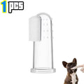 1/3/6Pcs Cat Dog Toothbrush Silicone Puppy Cat Finger Sleeve Toothbrushs Pet Finger ToothbrushPet Cleaning Supplies Oasis Select 1pcs without box