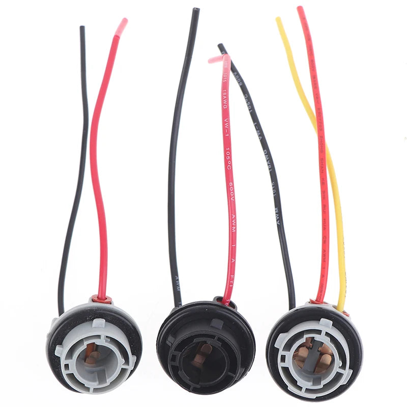 2pcs 1156 1157 Bulb Socket BAY15D Lamp Holder P21/5W Adapter Base Connector Oasis Select