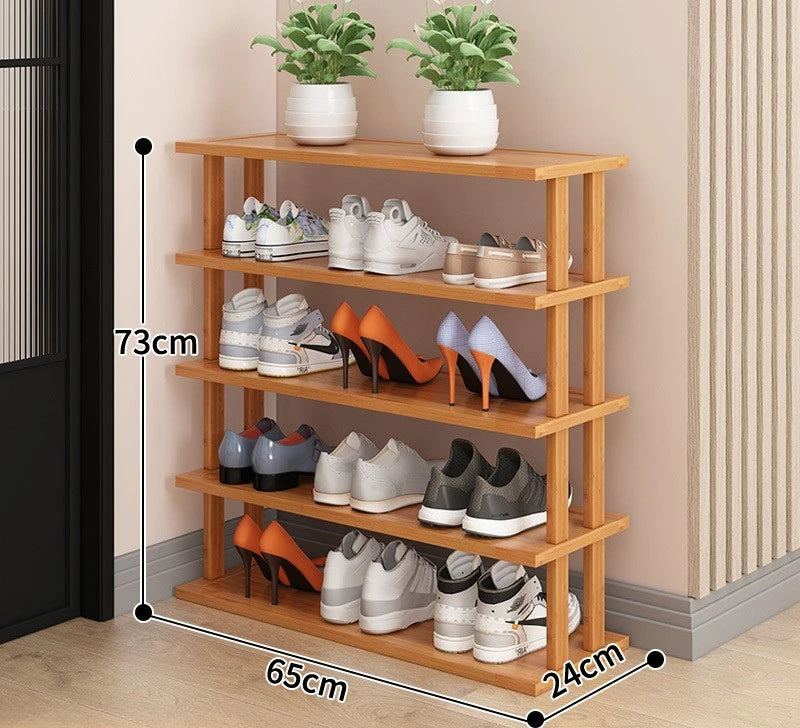 Home economy door multi-layer shoe storage artifact saves space, rental house shoe cabinet, shoe rack Oasis Select 5 layers 65