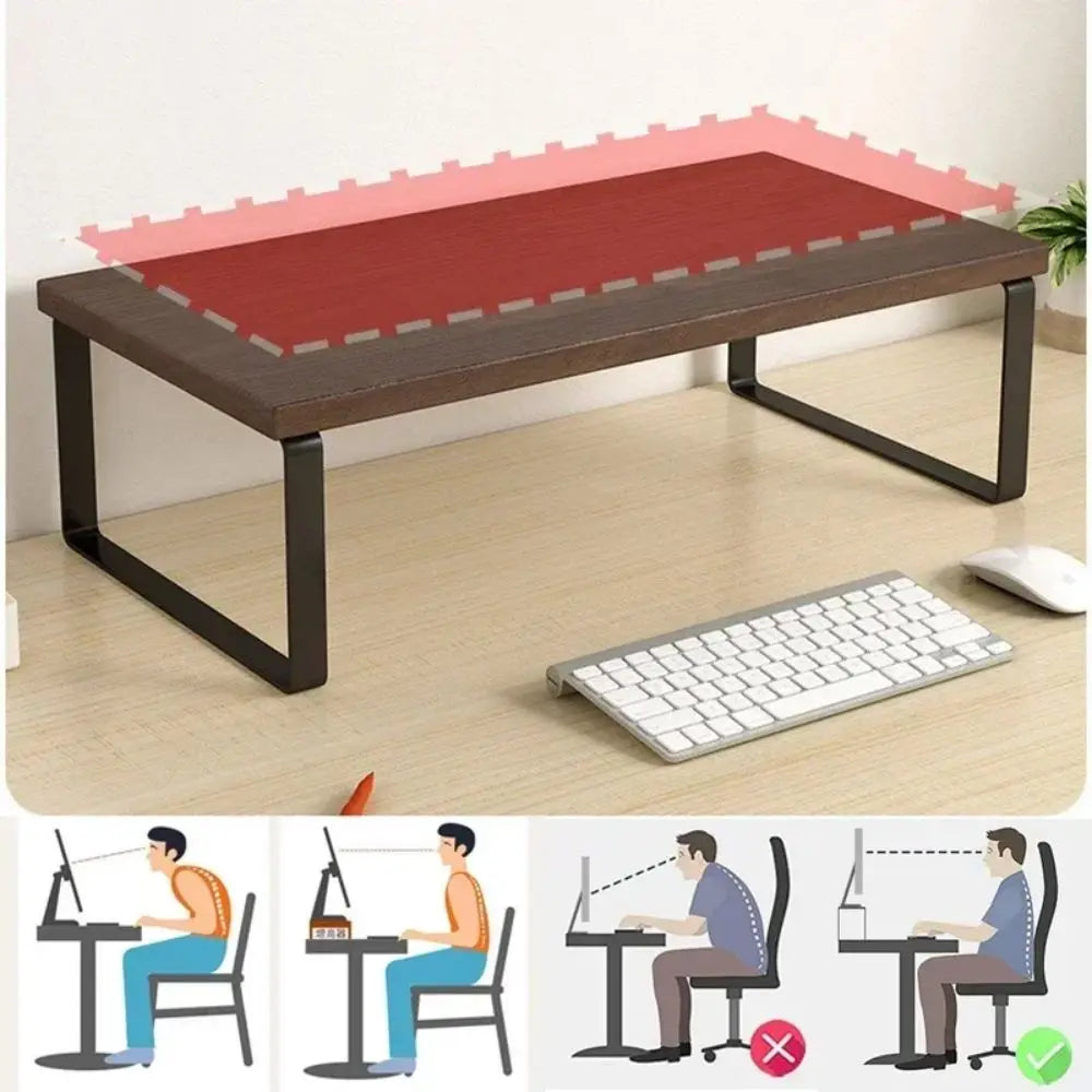 Computer Monitor Elevated Monitor Base Home Office Storage Rack Computer Desktop Creative Storage Rack Office Storage Supplies Oasis Select
