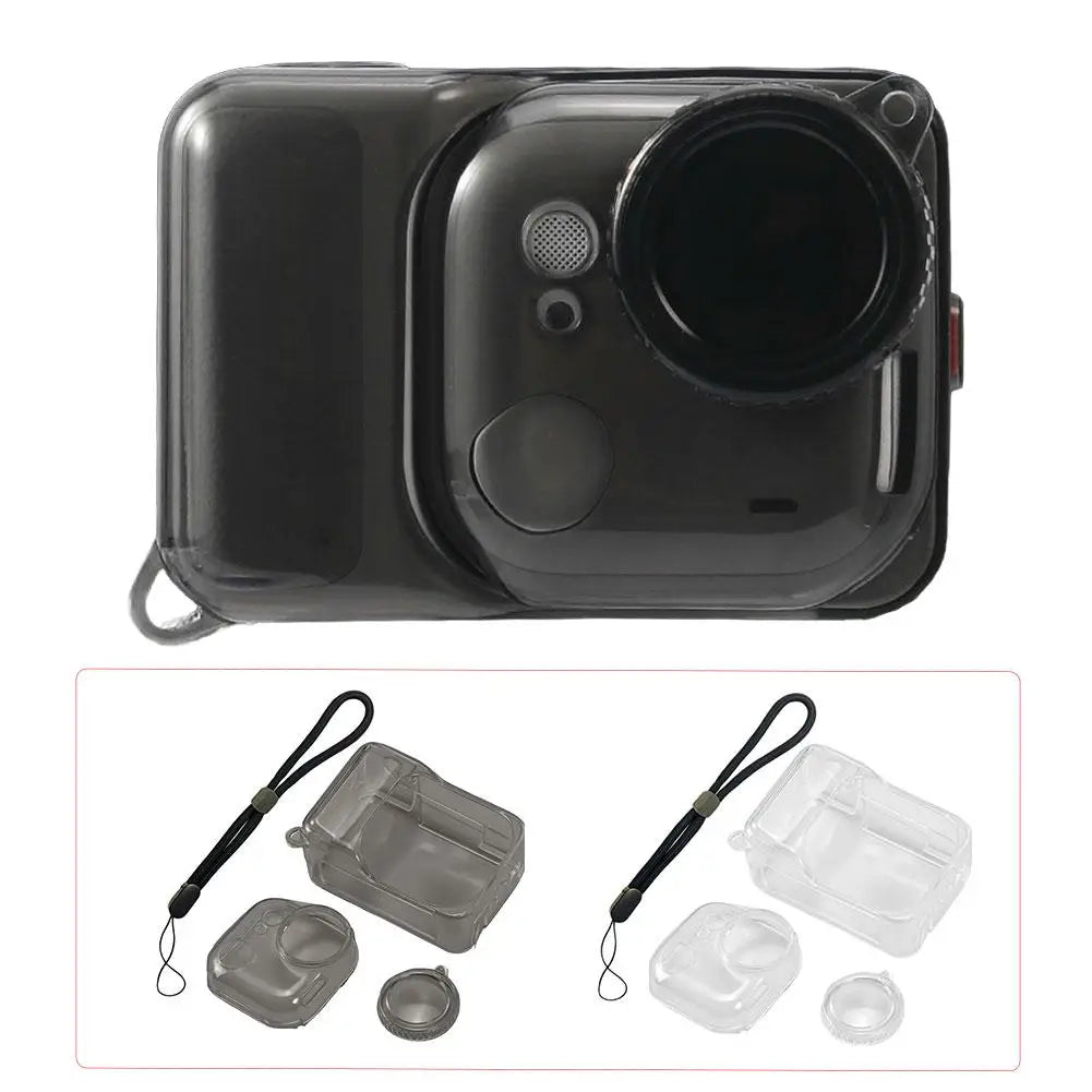 Insta360 Go Ultra TPU Case – Shockproof Cover, Lens Cap & Lanyard