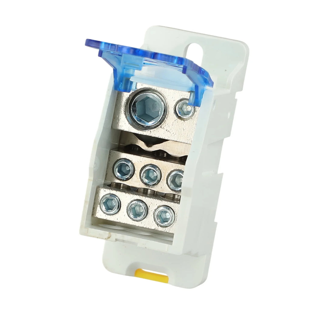 80A ~500A Electric Split Din Rail Terminal Block Junction Box Power Wire Electrical Connector Terminal Block Connector Oasis Select