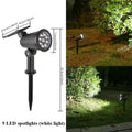 KDULIT Solar Spotlight – IP65 Waterproof LED Garden Light