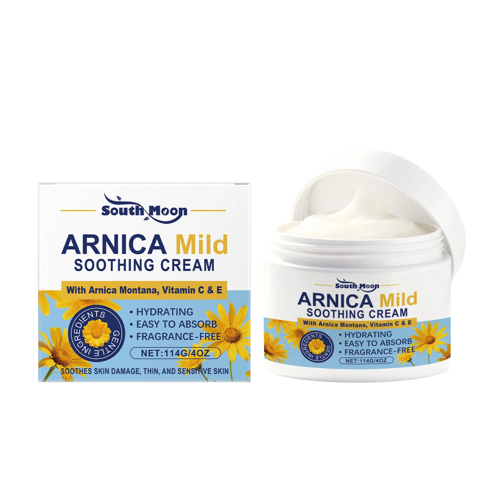 Soothing and Repairing Cream Repair Damaged Barriers Relieve Bruises Arnica Cream Reduce Swelling Marks Fragrance-Free Skin Care Oasis Select 114g boxed