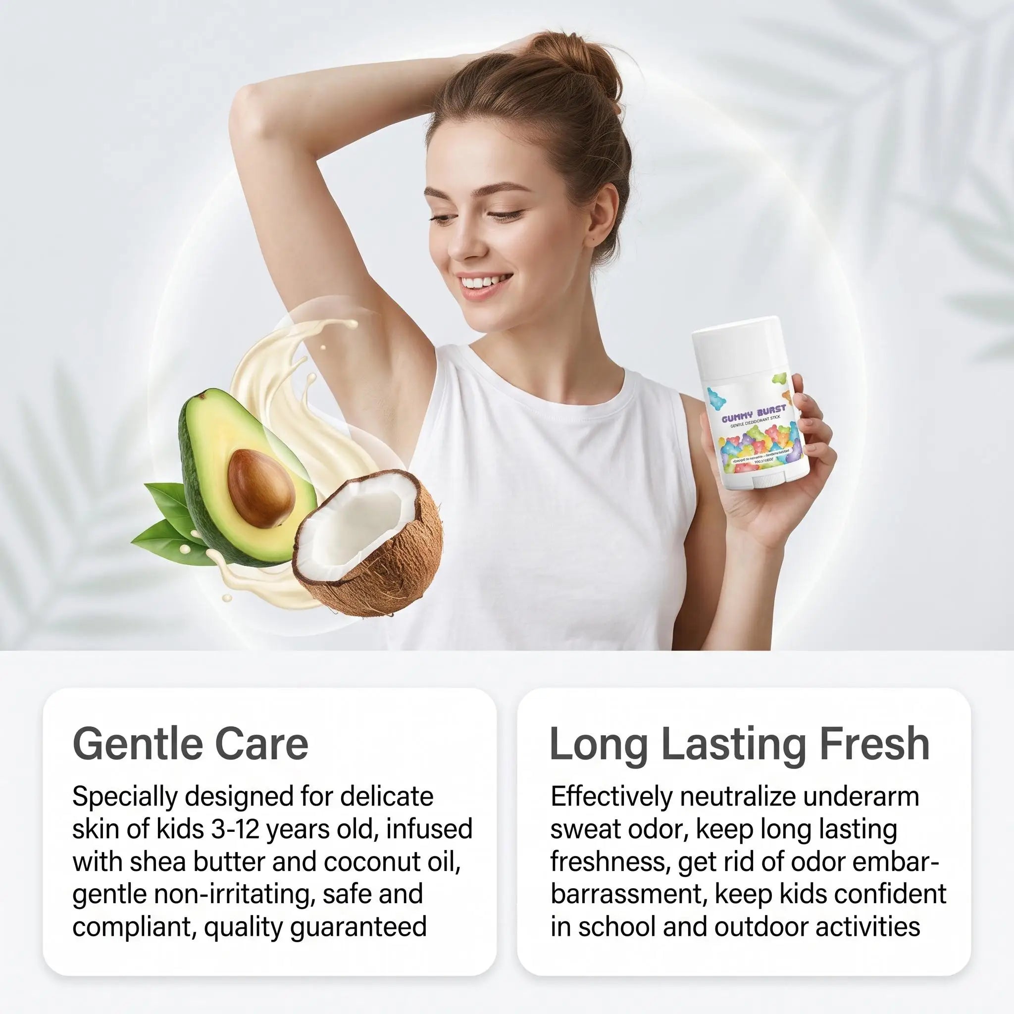 Natural Deodorant for Kids & Teens – 24-Hr Odor Control