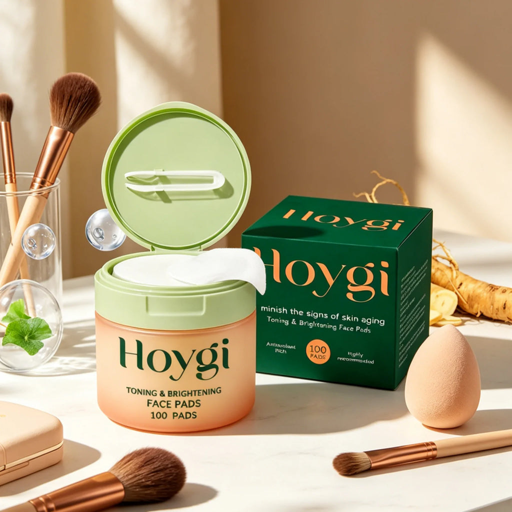 Hoygi Brightening Face Toner Pads 100ct – Hydrate & Even Skin Face Toner Pads Oasis Select