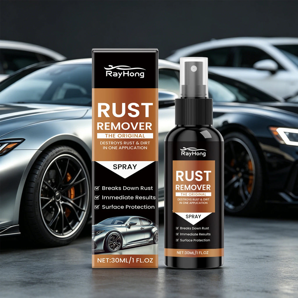 Car Rust Remover Spray, For Car Wheels & Metal Surfaces Dissolves Tire Rust Removes Rust & Dirt with Surface Cleaner Oasis Select