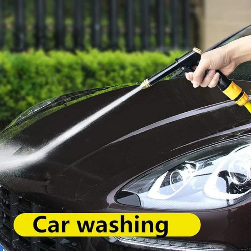 Automobile High-pressure Car Wash Water Gun New Copper-plated Nozzle Thickened Long Rod Family Car Dual-purpose Tool Oasis Select