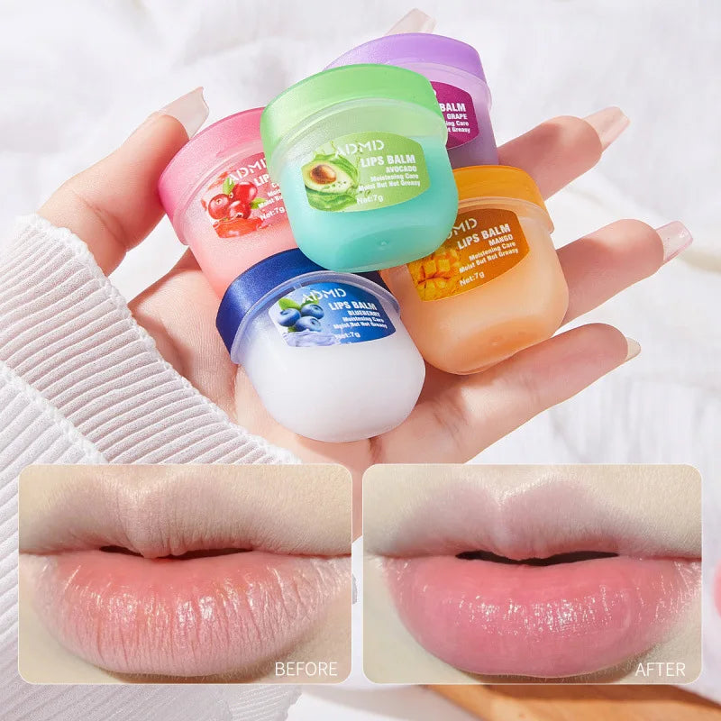BIOAOUA 8-Pc Fruit Lip Balm Set – Moisturizing & Anti-Crack Lip Balm Set Oasis Select