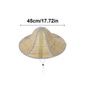 Straw Hat Large Brim Foldable Soft Sun Hat Summer Beach Cap Fisherman's Cap Outdoors Fishing Sun Protection for Women Men Oasis Select 1PC