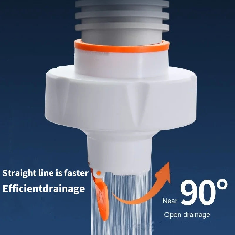 Kitchen Washbasin Sewer Sealing Ring Washing Machine Insect Proof Pipe Connector Hose Odor-proof Seal Plug Bathroom Accessories Oasis Select