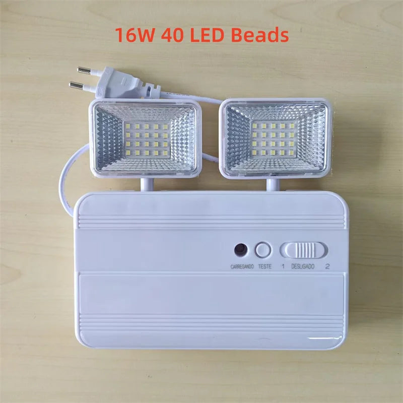 SHINEKNOT Dual-Head LED Emergency Light | Rechargeable