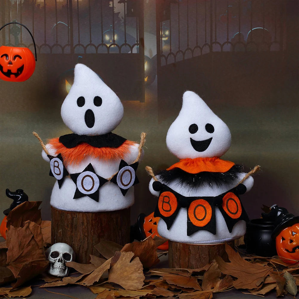 Halloween Mini Ghost Plush Doll | Spooky Table & Porch Decor