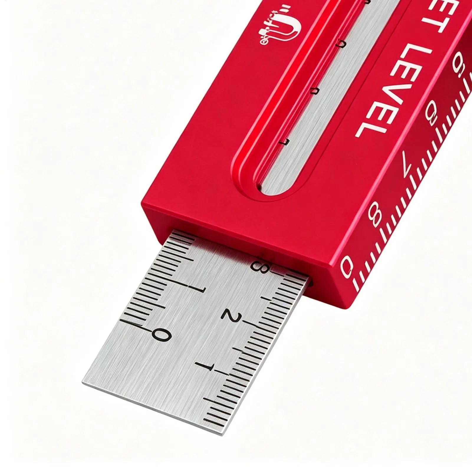 1PC Woodworking Tools Ruler Precision Pocket Ruler Slide Ruler Inch/Metric T-Track Metal Slide Stops Aluminum Precision Rulerler Oasis Select