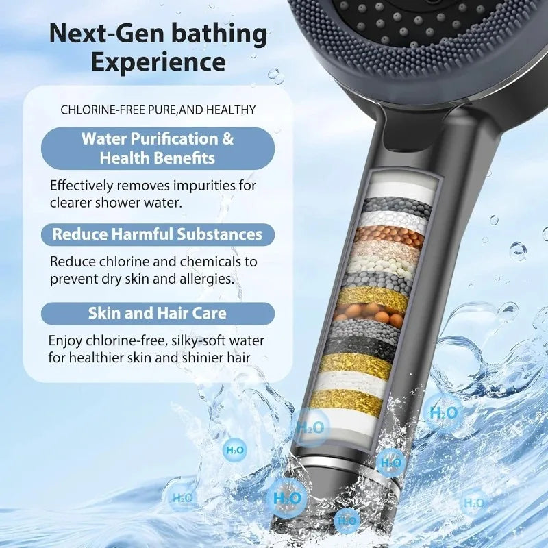 Shower Head Showers for Bathroom Fixtures and Accessories Four Modes Adjustment Shower Faucet Shower Phone Bathroom Accessories Oasis Select