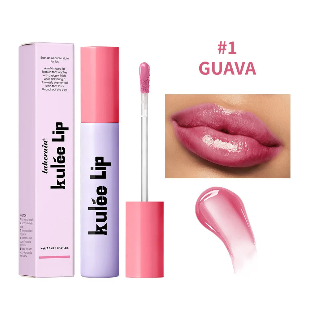 Kulfée 2-in-1 Lip Oil Gloss & Stain | Long-Lasting, Hydrating