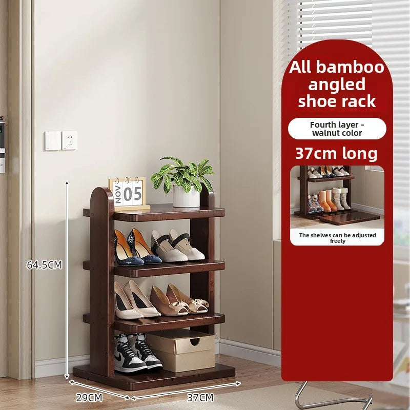 The multi-layer floor shoe rack at the entrance of the home is small and narrow, and does not occupy a simple shoe cabinet Oasis Select 4-37cm