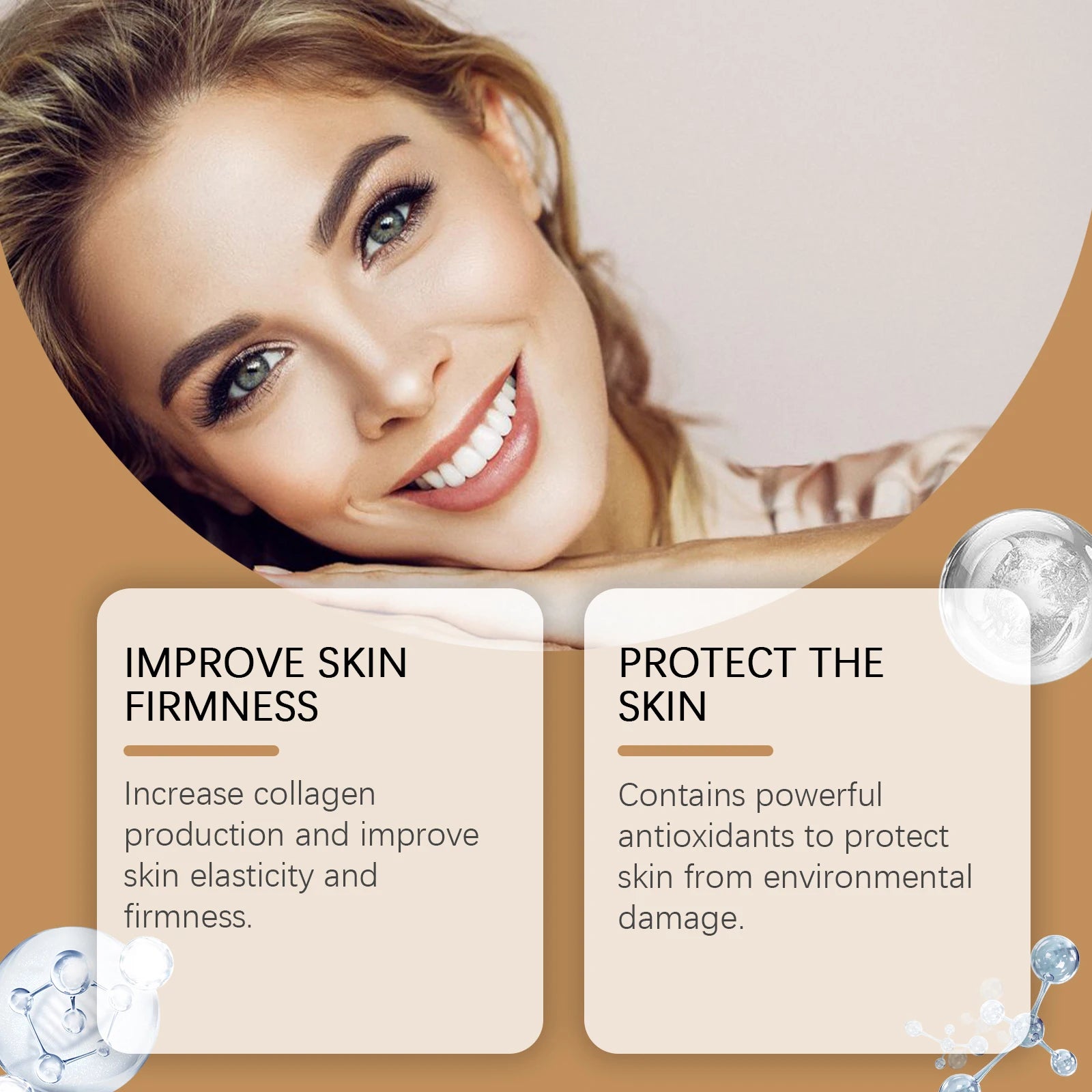 Moisturizes and Firms Moisturizing Nourish Remove Dark Spots Wrin-kles Fade Fine Lines Brighten Smooth Firming Facial Essence Oasis Select
