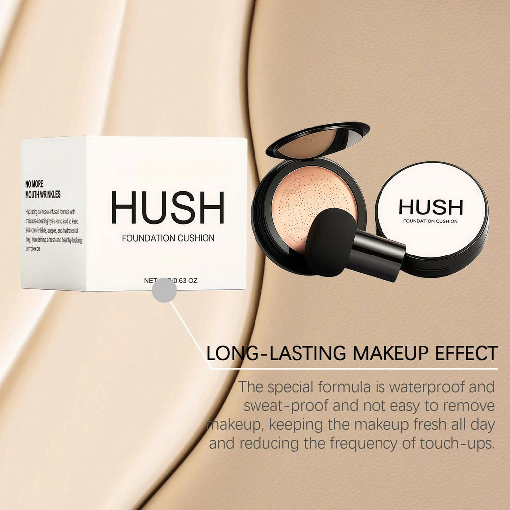 Cushion Foundation Natural Color Cover Skin Blemish Daily Beauty Non Clog Pore Non Caking Nude Makeup Effect Concealer Cushions Oasis Select