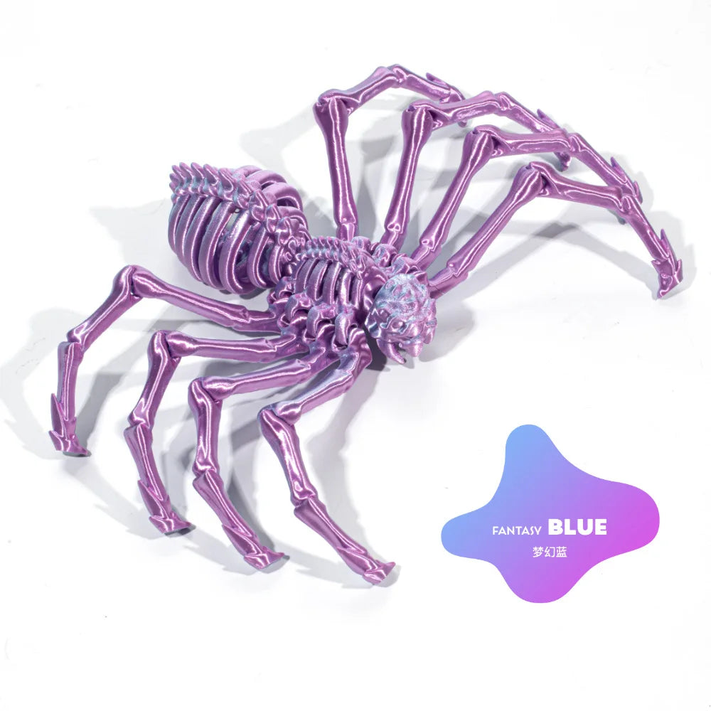3D Printing Spider Animals Toy Realistic Colorful Spider Figurine Articulated Fidget Toy for Spider Lovers Halloween Home Decor Oasis Select Color 6 12CM
