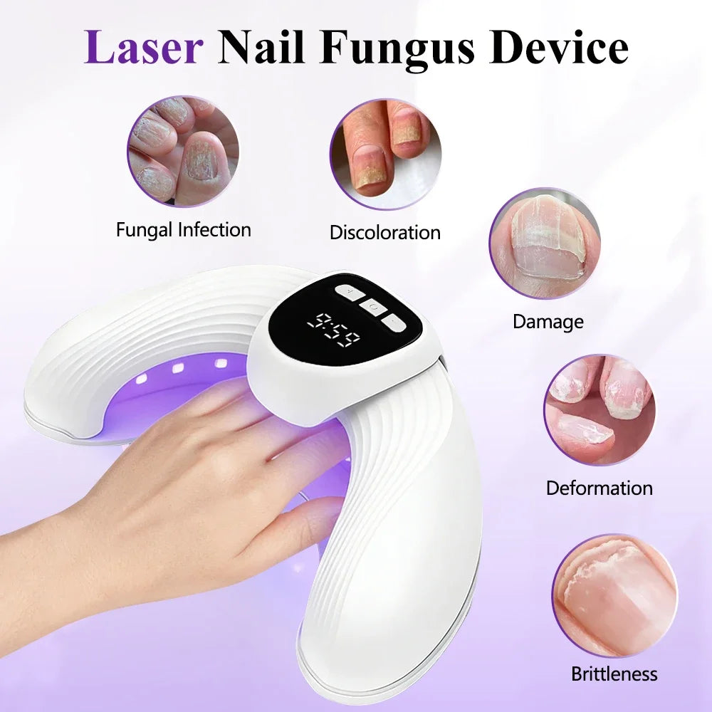 Dual-Wavelength Nail Light Therapy Device | Toenail & Fingernail