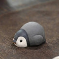 Purple Clay Tea Pet Figurine Penguin Seal Cat Small Ornament Original Mineral Tea Player Oasis Select Penguin