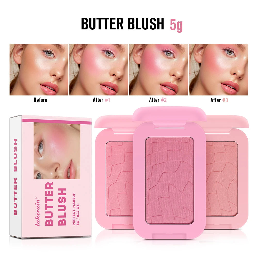 Matte Butter Blush Bronzer Longwear Face Makeup With Up to 12 Hours of Wear Vegan Formula - Deserve Butta Oasis Select
