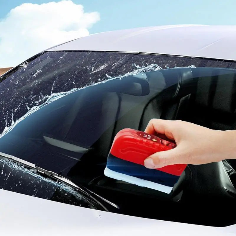 Automotive Oil Film Cleaning Brush 120ml Auto Rainproof Glass Oil Film Remover All In 1 Wipe On Oil Film Remover Glass Cleaning Oasis Select