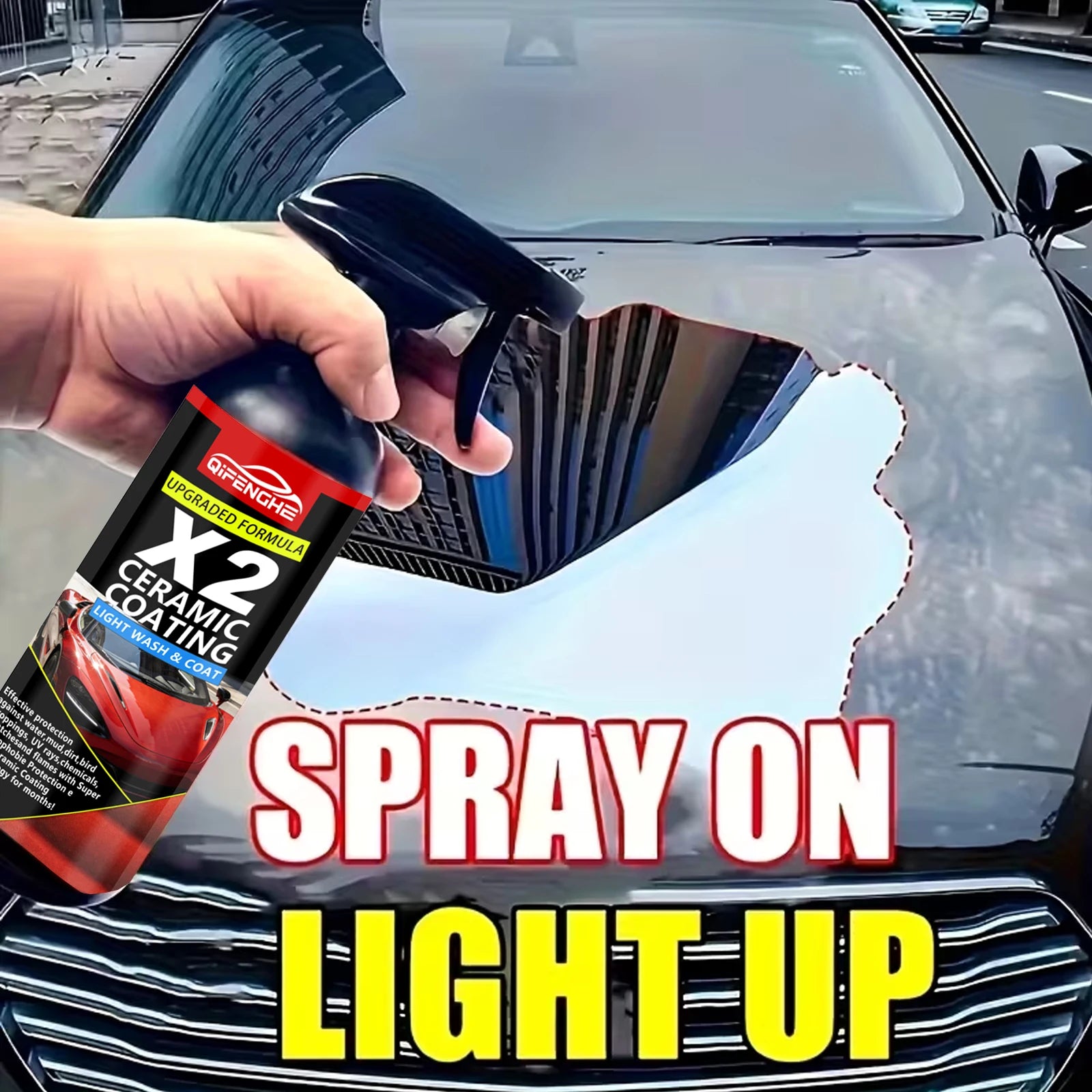 Nanoceramic Coating Spray – Car Polish & Paint Protection