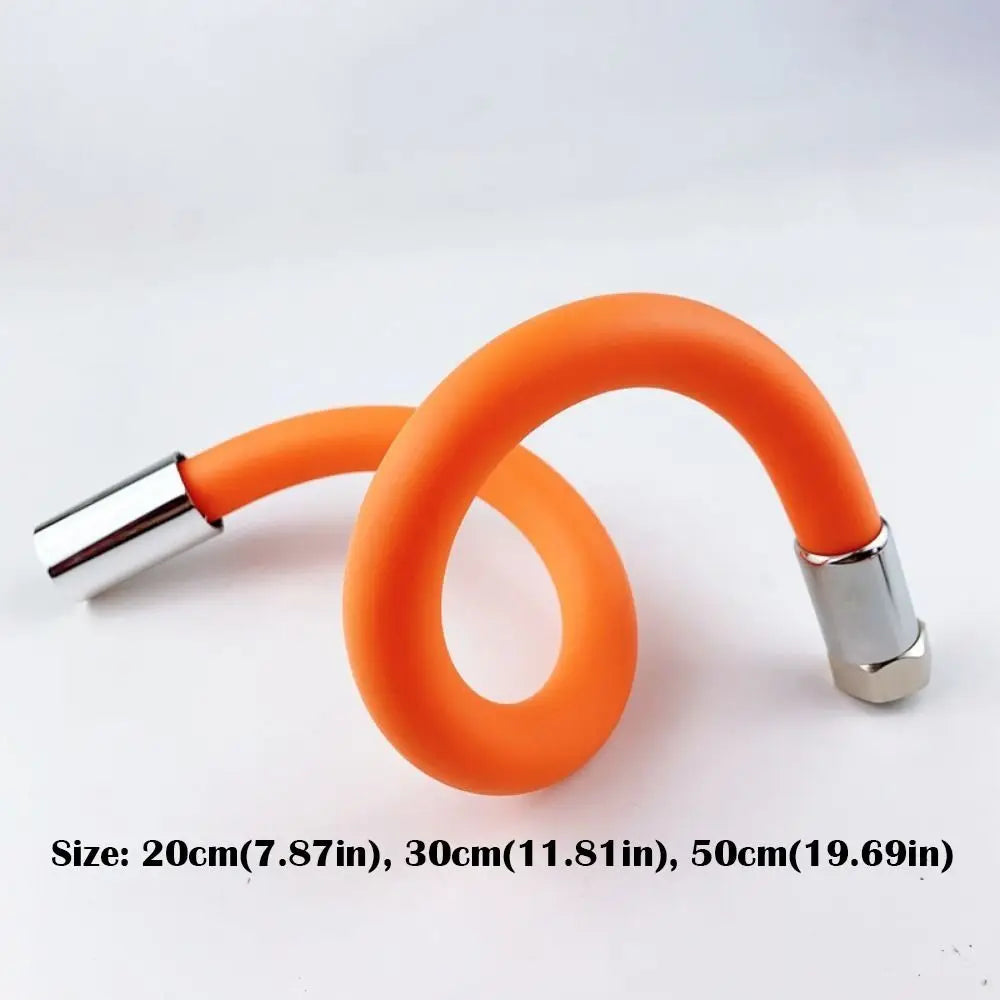 Water Tap Accessories Faucet Extender Pipe 360° Rotating Wash Basin Lengthening Tube Free Bending Rotatable Flexible Hose Oasis Select