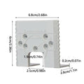 1PC Magnetic Cabinet Door Hinge Spacer With Scale Gap Alignment Tool For Cabinet Door Installation Magnetic Hinge Jig Tool Oasis Select 1PC