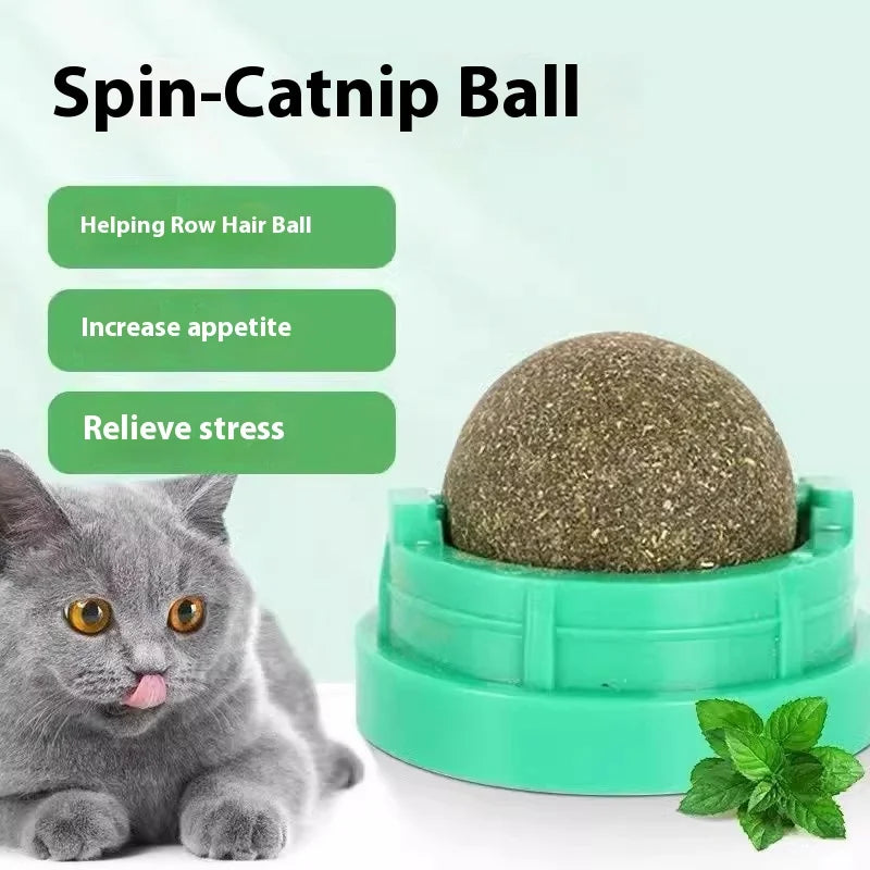 Catnip ball cat toy Self-amusement kitten supplies Catgrass ball teething stick Magic wand Tease cat stick Oasis Select