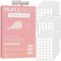800/400/200 pieces/box of acne patches - non-alcoholic, used to absorb acne secretions, non irritating, essential for acne care Oasis Select 800pcs