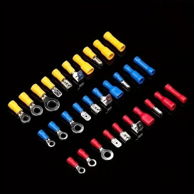 Insulated Electrical Terminal Kit – Spade, Ring, Fork & Butt Crimp Terminal Kit Oasis Select