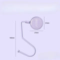 Cute Morandi Bag Hook Heavy Table Purse Bag Hook Travel Handbag Table Side Durable Bag Hanger Office Desk Organizer Oasis Select purple