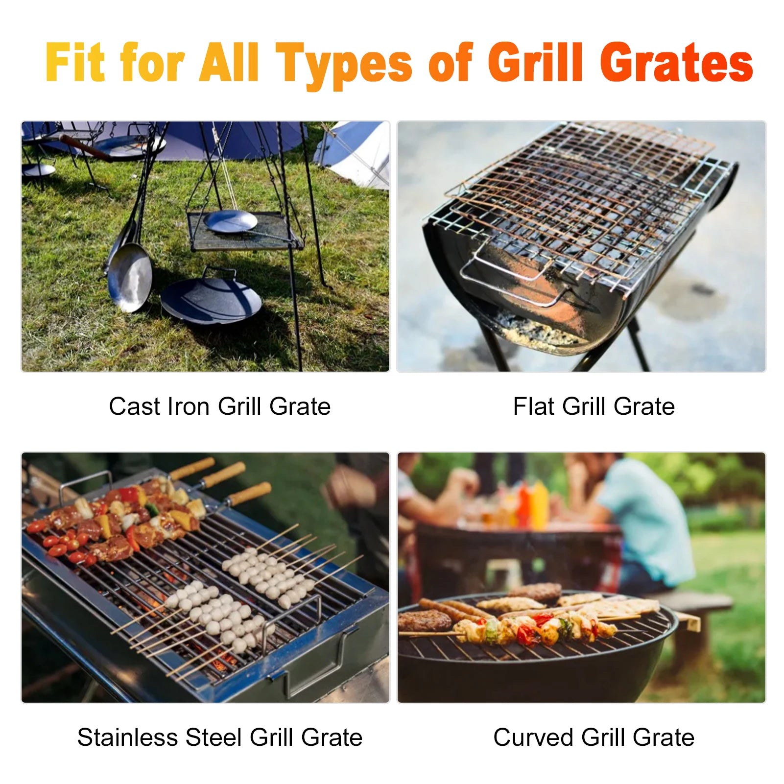 Electric Grill Brush 1100RPM Cordless BBQ Grill Cleaner Stainless Steel Bristles for Gas Charcoal Ceramic Cast Iron Grills Oasis Select