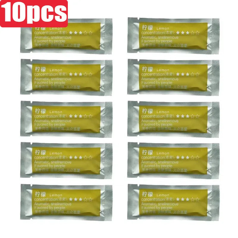 5/10/15PCS Car Air Vent Clip Freshener Perfume Aroma Sticks Car Air Fresheners Refills Car Air Freshener Supplement Oasis Select Lemon-10pcs