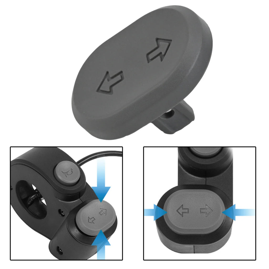 For Ninebot MAX/G2/F2/PRO E-Scooter Turn Signal Switch Button Electric Scooter Steering Wheel Light Switch Push-button Accessory Oasis Select