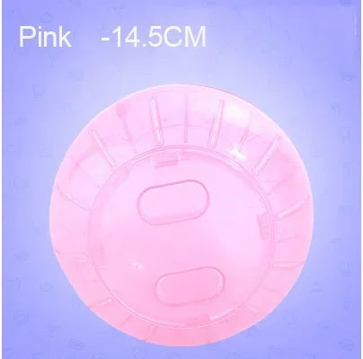 Grounder Rat Small Pet Rodent Mice Jogging Ball Toy Hamster Gerbil Rat Exercise Balls Play Toy 14 CM Plastic Outdoor Sport Ball Oasis Select Pink-14.5 cm