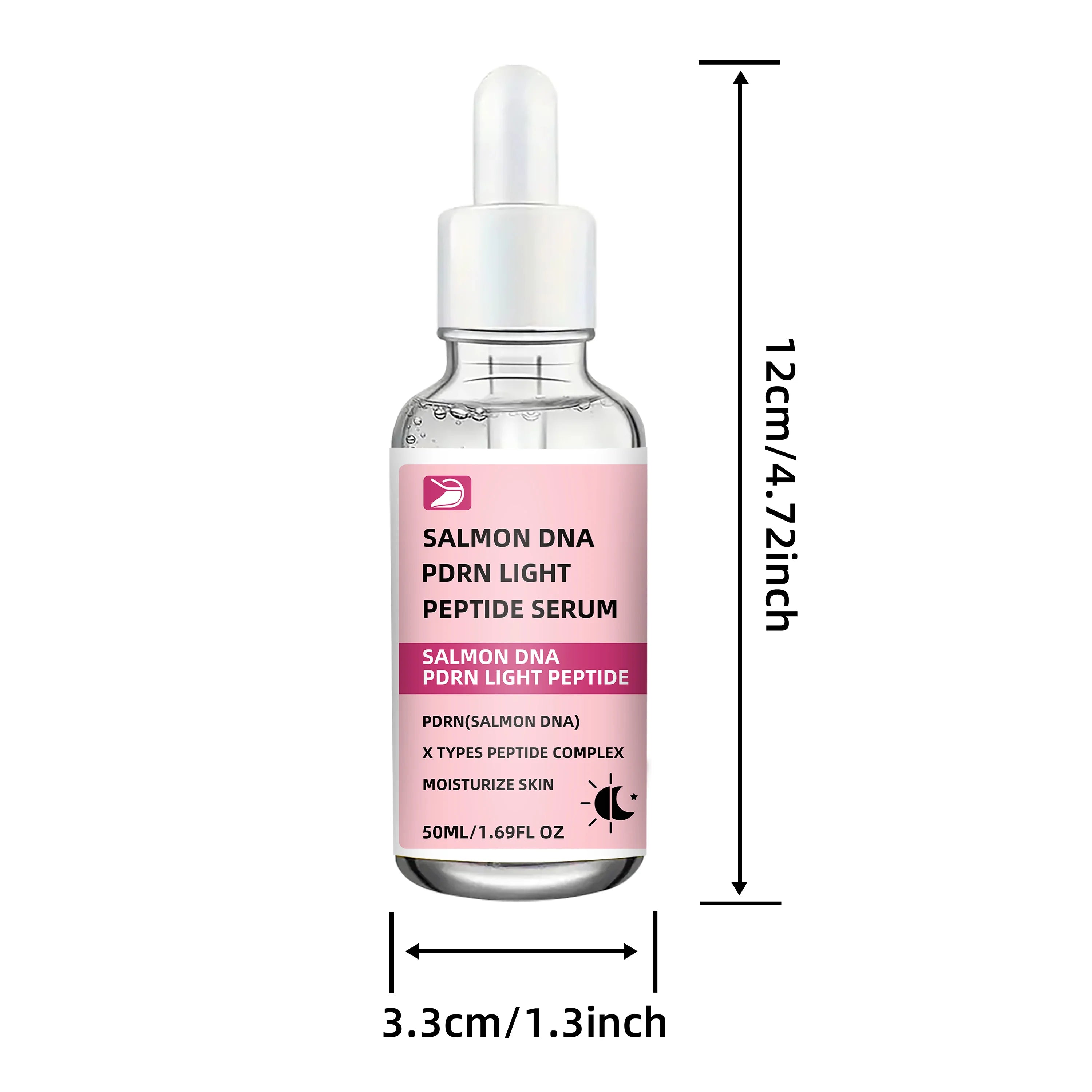 ottilavie Salmon DNA PDRN Light Peptide Serum: Deep Moisturizing, Refreshing & Non-Greasy Facial Essence for All Light Skin Type Oasis Select 50ml