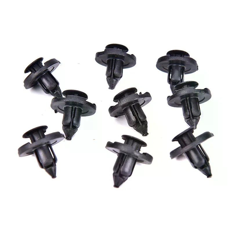 100Pcs Plastic Car Trim Clips Rivet Door Panel Retainer Fastener Mud Flaps Push Plastic Fastener Clips Oasis Select