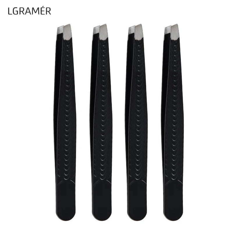 Stainless Steel Eyebrow Tweezers – Precision Hair Removal Tool