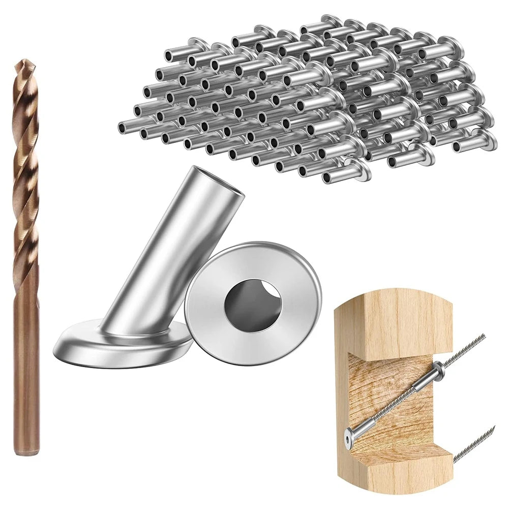 LIKE WISH 40 Pack Angle Beveled Protector Sleeves, Wood Post Protector Stair Cable Railing Oasis Select