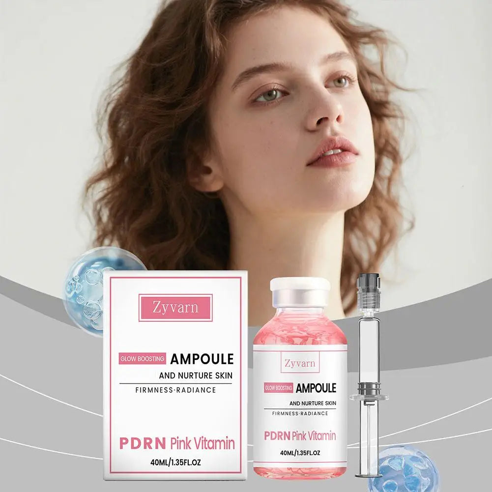 PDRN Pink Vitamin Glow Boosting Facial Serum Ampoule 40ml Facial Serum Ampoule Oasis Select