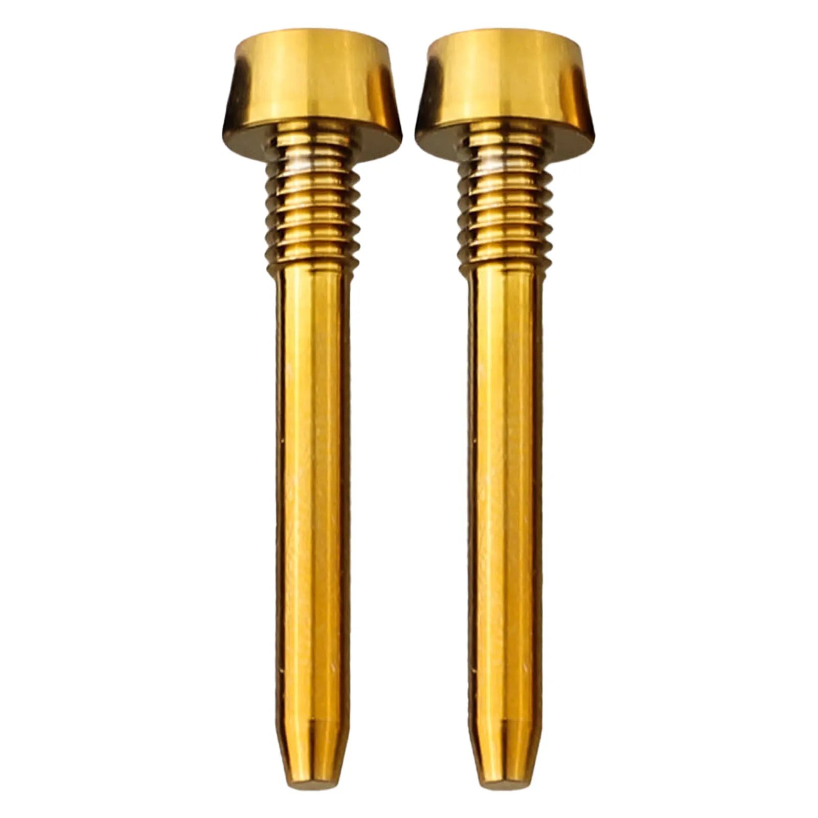 Disc Brake Caliper Bolt Black Titanium Brake Pin Brand New Easy To Install High Quality Replacement Part Cycling Repair Oasis Select GOLD