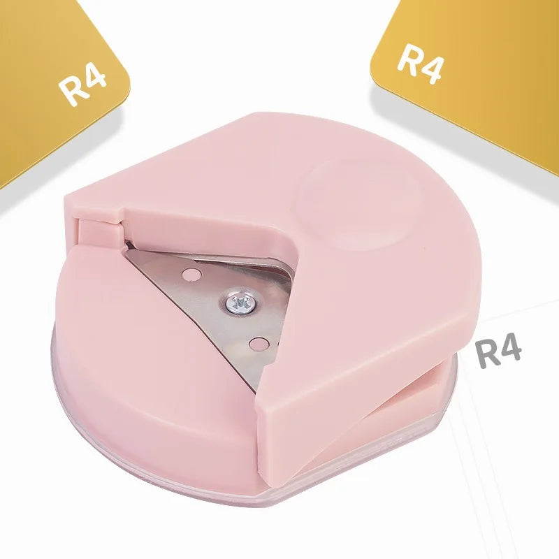 4mm Radius Corner Rounder Punch Paper Corner Rounder Paper Hole Cutter for Photo Paper,Black Oasis Select Pink