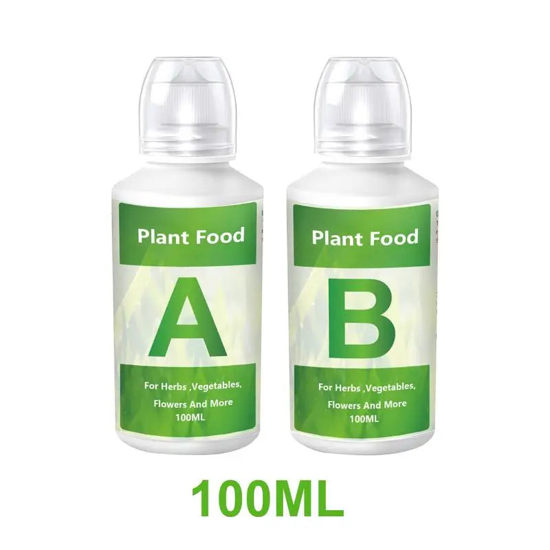 Fertilizer A and B Hydroponic Garden Plant Food Plant Fertilizer For Flowers Vegetables Grass Nutrients Hydroponic Nutrients Oasis Select