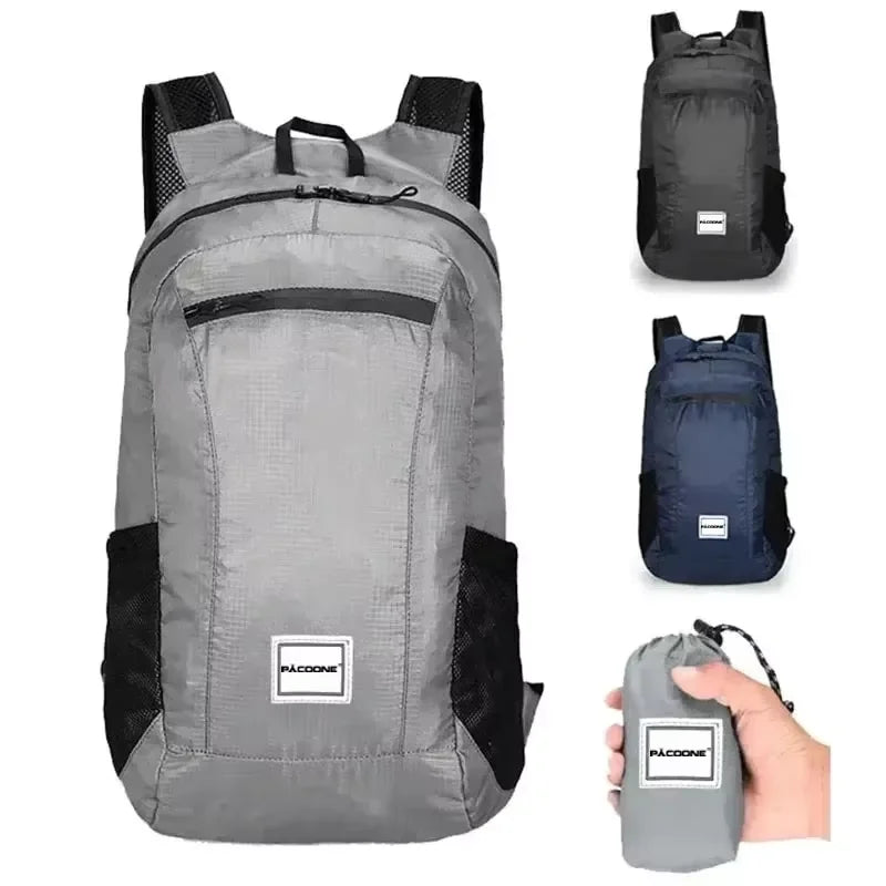 Ultra-Thin Waterproof Nylon Backpack Foldable Hiking Camping Backpack Ultra-Lightweight Packable Cycling Backpack for Men And Wo Oasis Select